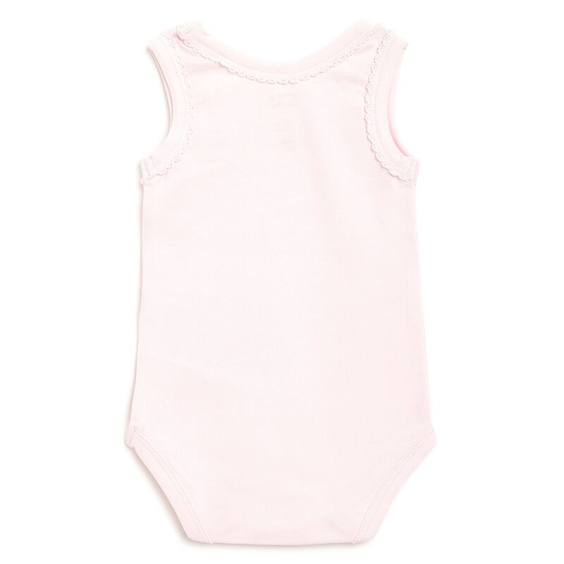 Girls Light Pink Set Of 2 Body Suit image number null